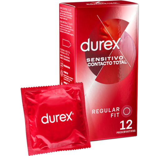 DUREX SENSITIVO CONTACTO TOTAL 12 UDS