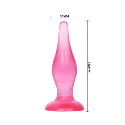 PLUG ANAL TACTO SUAVE LILA 14.2 cm