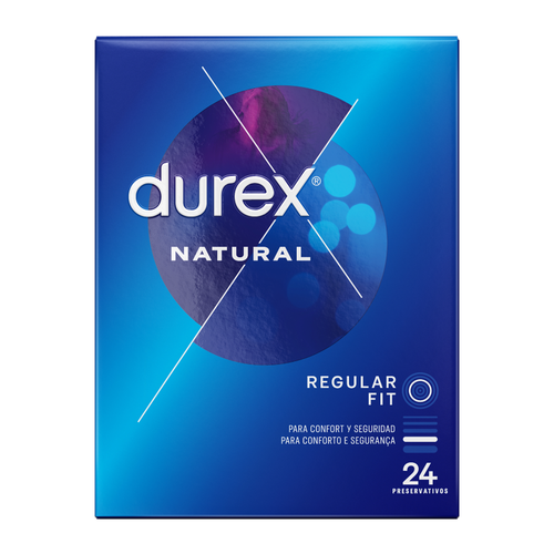 DUREX NATURAL PLUS 24 UNIDADES