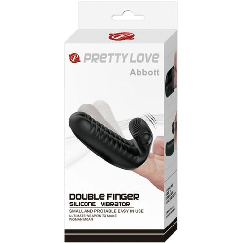 PRETTY LOVE ABBOTT DEDAL ESTIMULADOR NEGRO