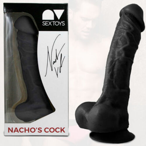 NACHO VIDAL - REPLICA PENE NACHO VIDAL 24CM NEGRO