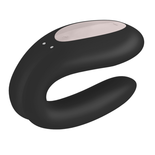 SATISFYER DOUBLE JOY CON APP - ORO NEGRO