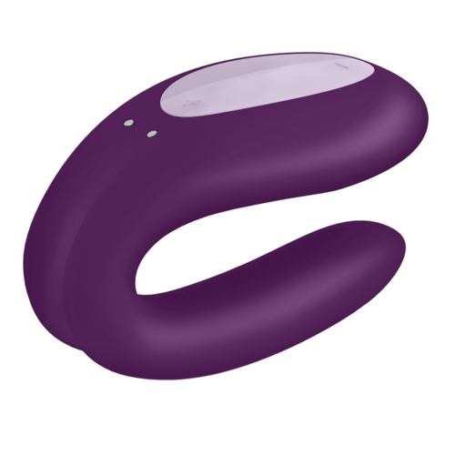 SATISFYER DOUBLE JOY CON APP - MORADO