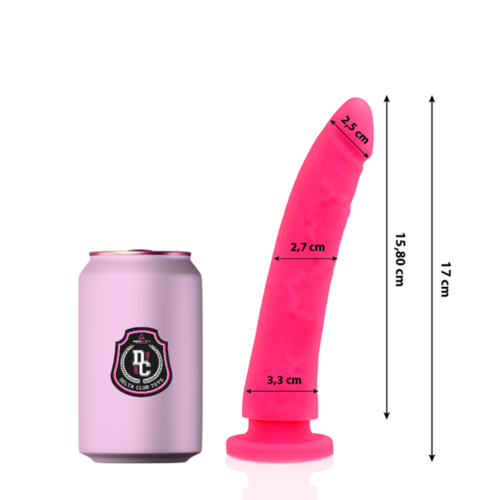 DELTA CLUB -  TOYS DILDO ROSA SILICONA MEDICA 17 X 3 CM