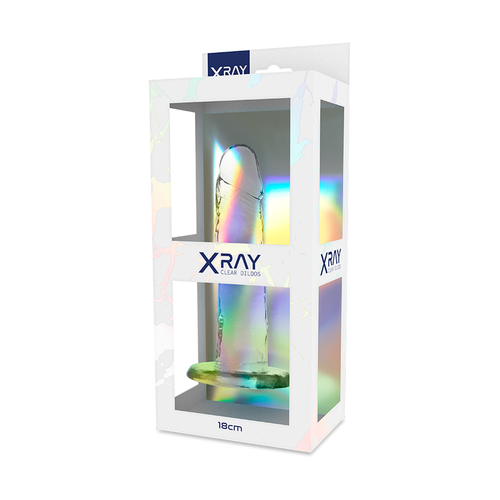 XRAY ARNS + DILDO TRANSPARENTE 18CM X 4CM