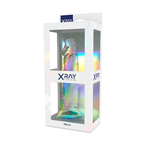 XRAY ARNS + DILDO TRANSPARENTE 19CM X 4CM