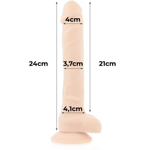 COCK MILLER - ARNES + SILICONA DENSITY ARTICULABLE COCKSIL 24 CM