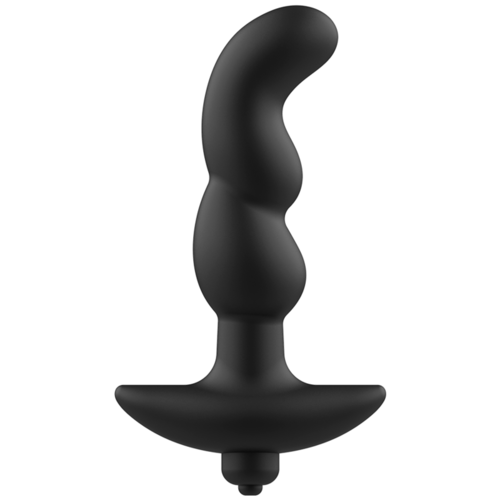 ADDICTED TOYS  MASAJEADOR ANAL CON VIBRACIÓN NEGRO MODELO 2