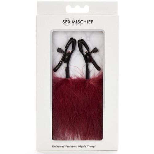 SEX & MISCHIEF PINZAS PEZONES CON PLUMAS ENCHANTED