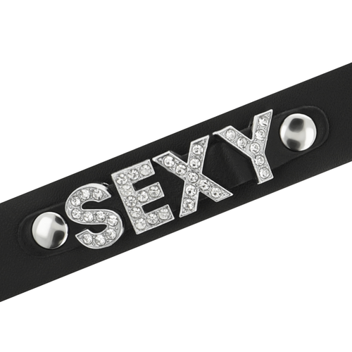 COQUETTE CHOKER CUERO VEGANO - SEXY