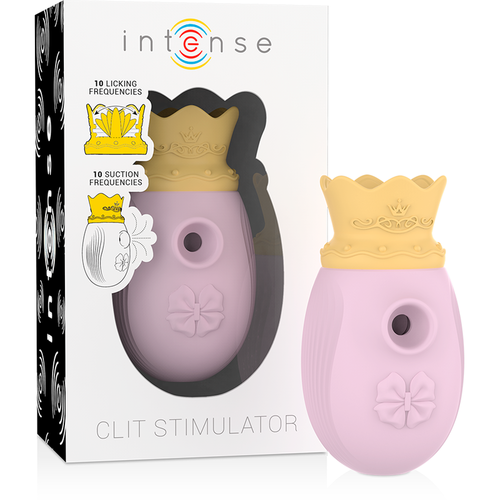 INTENSE - ESTIMULADOR CLITORIS 10 MODOS DE SUCCIN Y LICKING - ROSA