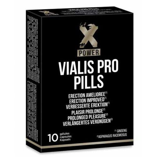 XPOWER VIALIS PRO CAPSULAS POTENCIADORAS ERECCION 10 UNIDADES