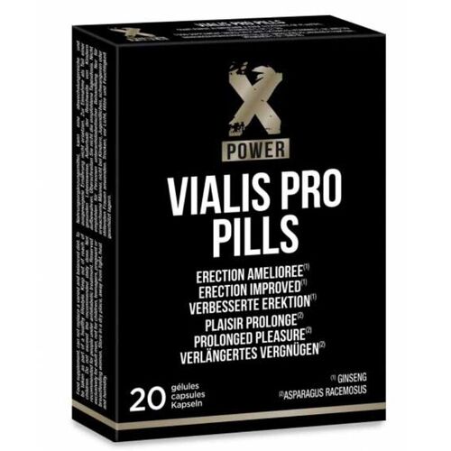 XPOWER VIALIS PRO CAPSULAS POTENCIADORAS ERECCION 20 UNIDADES