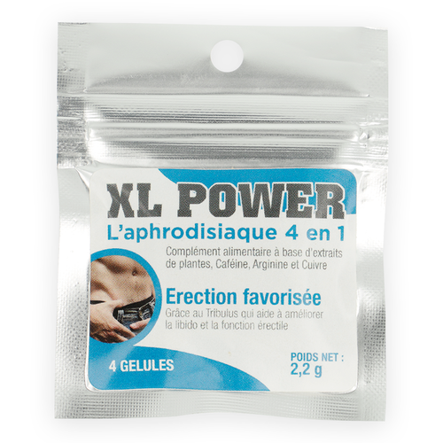 XL POWER POTENCIADOR ERECCION Y AFRODISIACO 4 CAP