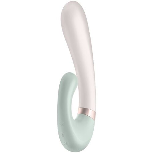 SATISFYER HEAT WAVE VIBRADOR APP - BLANCO