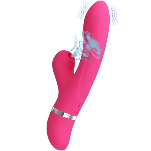 PRETTY LOVE WILLOW VIBRADOR Y SUCCIONADOR RABBIT