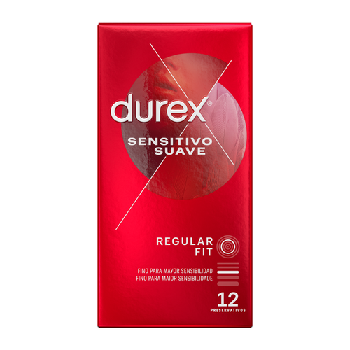 DUREX SENSITIVO SUAVE 12 UDS