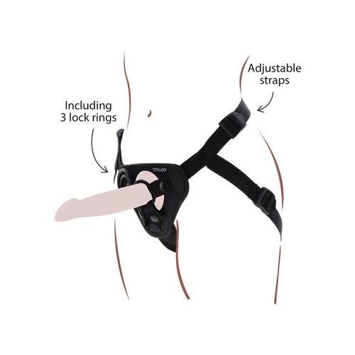 TOYJOY STRAP-ON HARNESS NEGRO