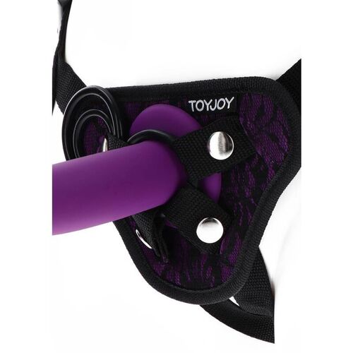 TOYJOY STRAP-ON LACE HARNESS VIOLETA