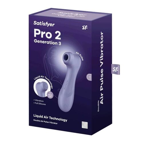 SATISFYER - PRO 2 GENERACIN 3 LIQUID AIR TECHNOLOGY LILA