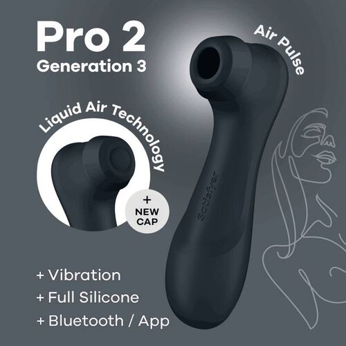 SATISFYER PRO 2 GENERACIN 3 - NEGRO BLUETOOTH &  APP