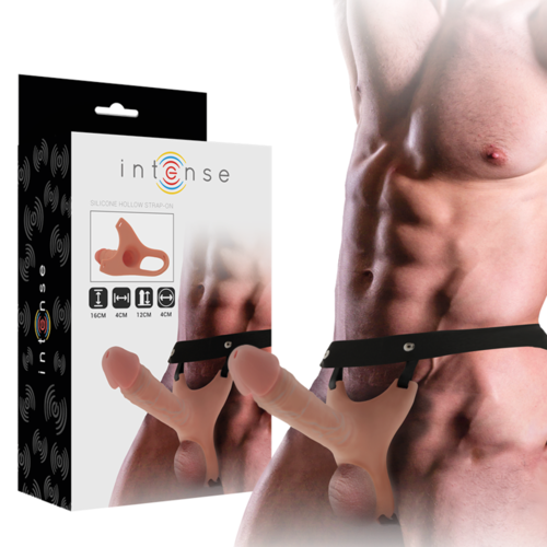 INTENSE - ARNS HUECO CON DILDO SILICONA 16 X 3.5 CM