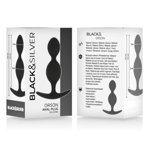 BLACK&SILVER - ORSON CADENA BOLAS ANALES 9 CM