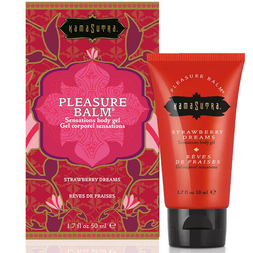 KAMASUTRA BALSAMO PLACER ESTIMULANTE SABOR SUEOS DE FRESA 50ML