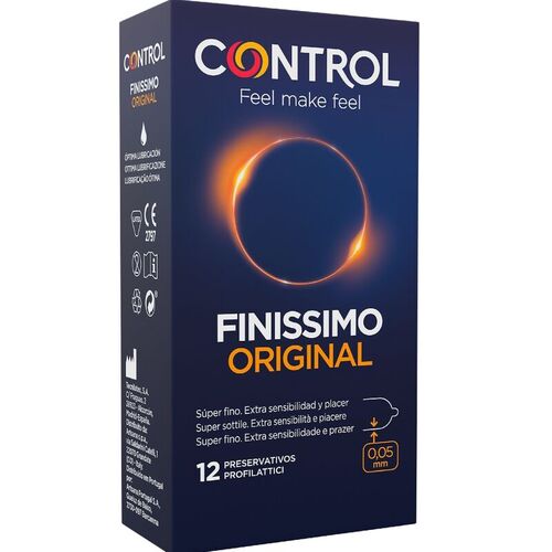 CONTROL - FINISSIMO PRESERVATIVOS 12 UNIDADES