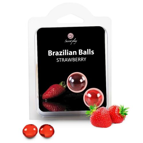 BRAZILIAN BALLS FRESAS SET 2 BOLAS