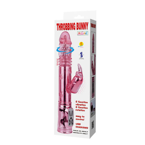 THROBBING BUNNY ROTADOR RAMPANTE ROSA