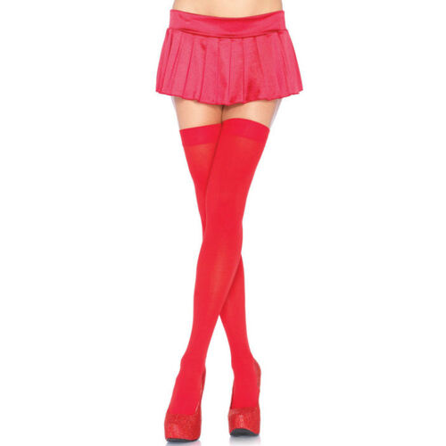 LEG AVENUE MEDIAS OPACAS ROJO