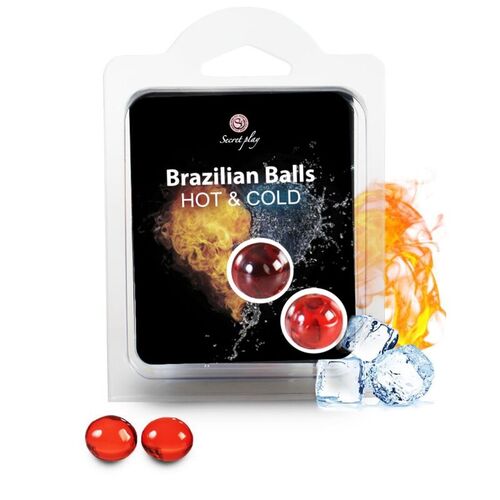 BRAZILIAN BALLS EFECTO CALOR & FRIO  2 UNIDADES