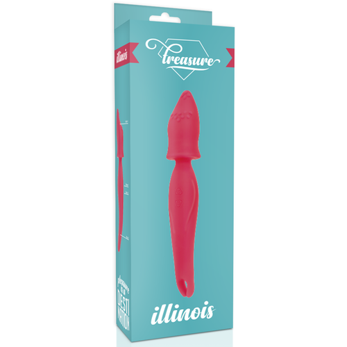 TREASURE ILLINOISS WAND DUO SILICONE ROSA