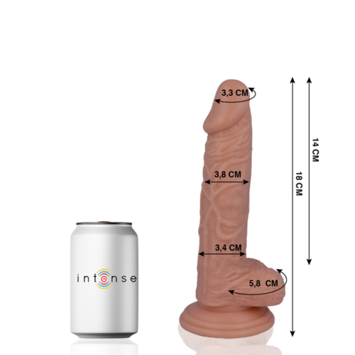 MR INTENSE - 11 PENE REALISTICO 18 -O- 3.8CM