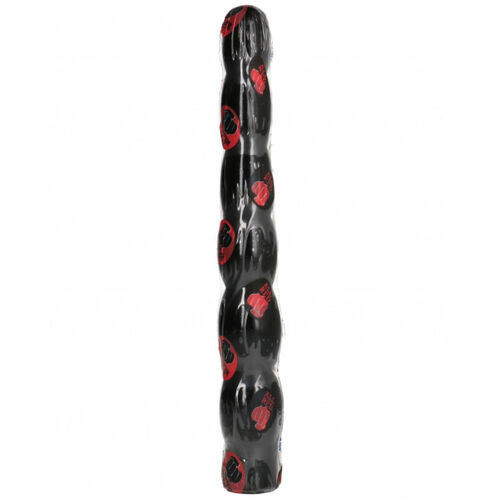 ALL BLACK ANAL DILDO 32CM