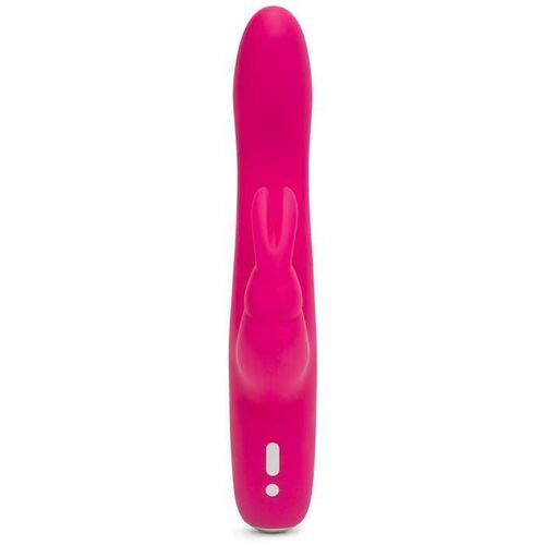 HAPPY RABBIT VIBRADOR CURVADO FINO ROSA