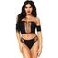 LEG AVENUE - SET 2 PIEZAS TOP Y TANGA TALLA UNICA