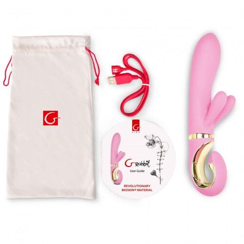 G-RABBIT VIBRADOR CONEJITO RAMPANTE ROSA