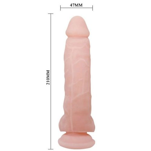 BAILE SUPER DILDO REALISTICO NATURAL 21.5 CM