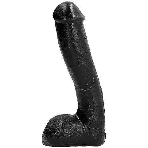 ALL BLACK - PENE REALSTICO ANAL 23 CM